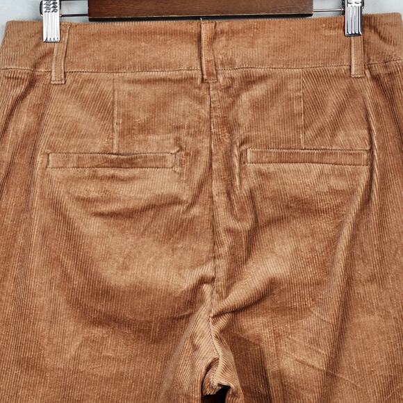 Boden Flare High Rise Corduroy Pants Dark Tan UK 14R US 10R R0180 NWT - Picture 10 of 16